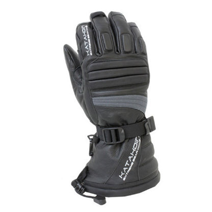 Gear Torque Leather Snowmobile Gloves - Grey - 3XL_1088350