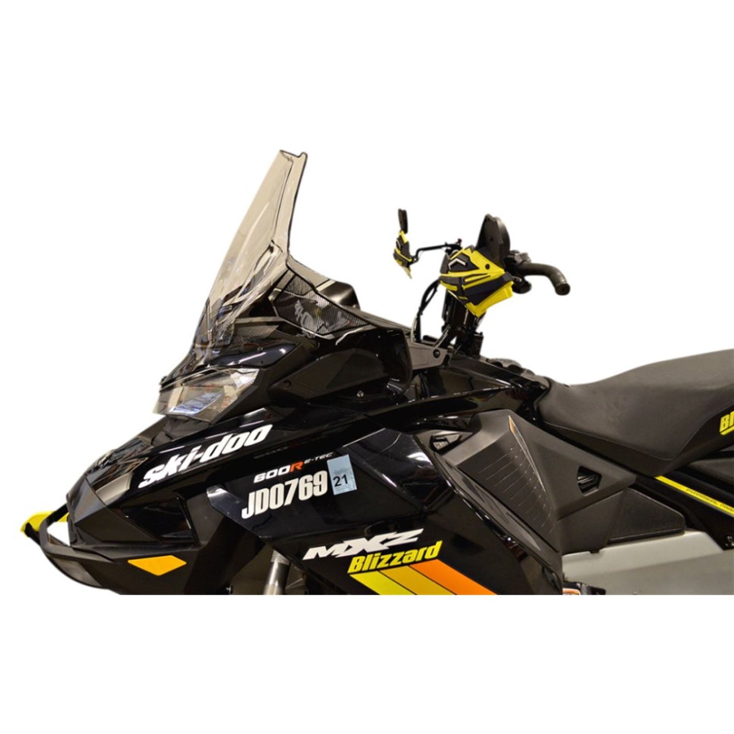 Powermadd Gen4 Windshield Mid - 20" - Clear with Black Fade 13630_897641