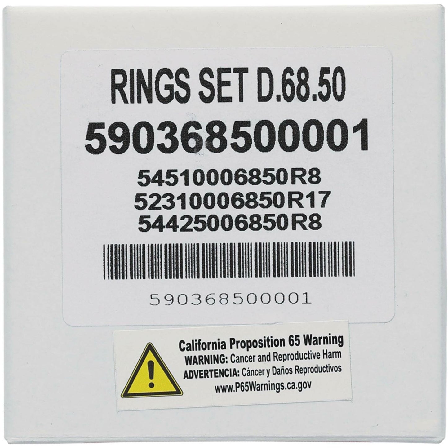 Vertex Piston Rings 68.46mm for Honda 590368500001_1088862