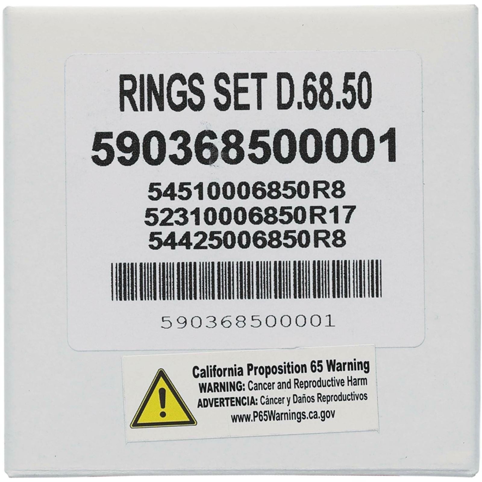 Vertex Piston Rings 68.46mm for Honda 590368500001_1088862