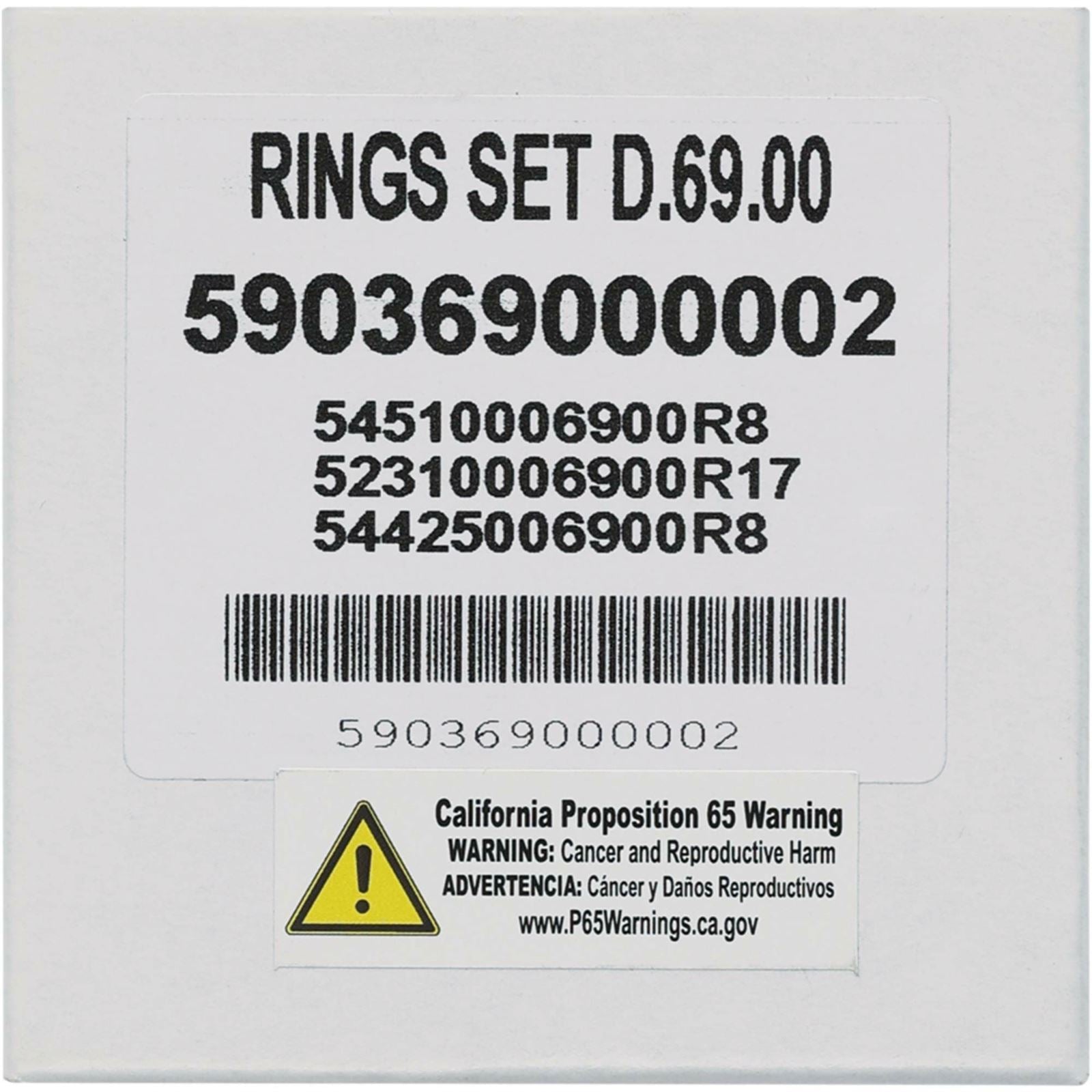 Vertex Piston Ring 68.96mm for Honda [MPN: 590369000002]_1088867