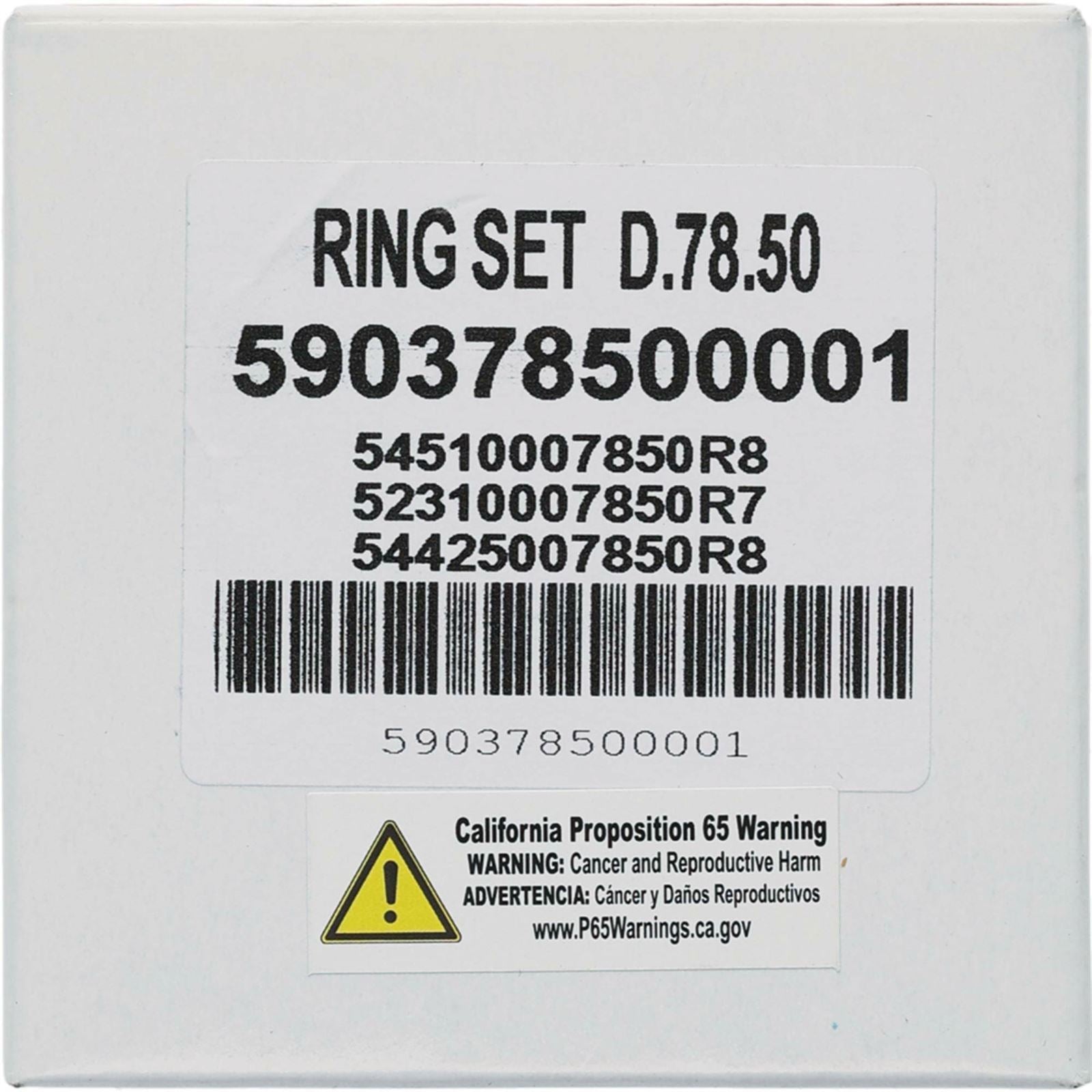 Vertex Piston Rings 78.46mm for Honda 590378500001_1088877