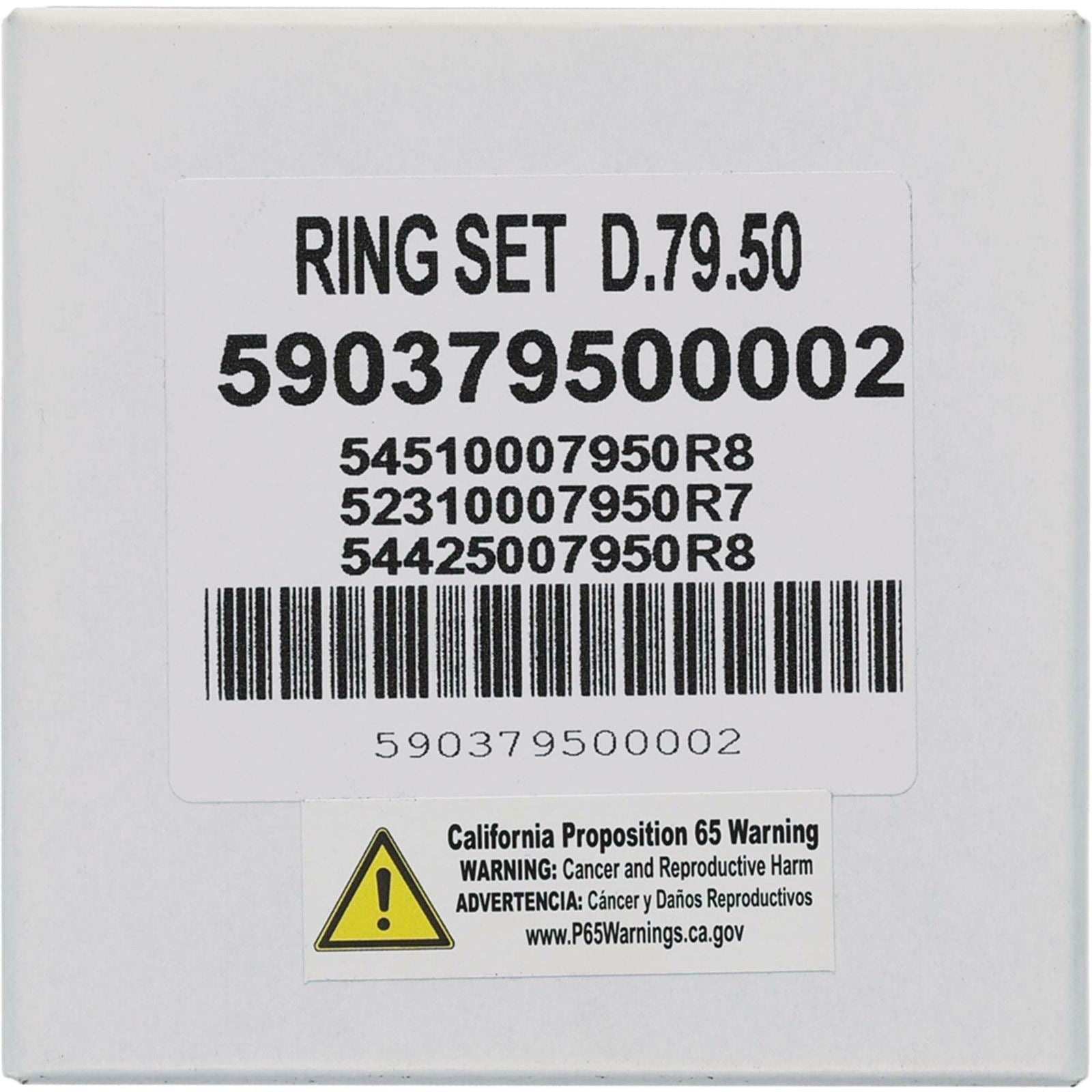 Vertex Piston Rings 79.46mm for Honda 590379500002_1088938