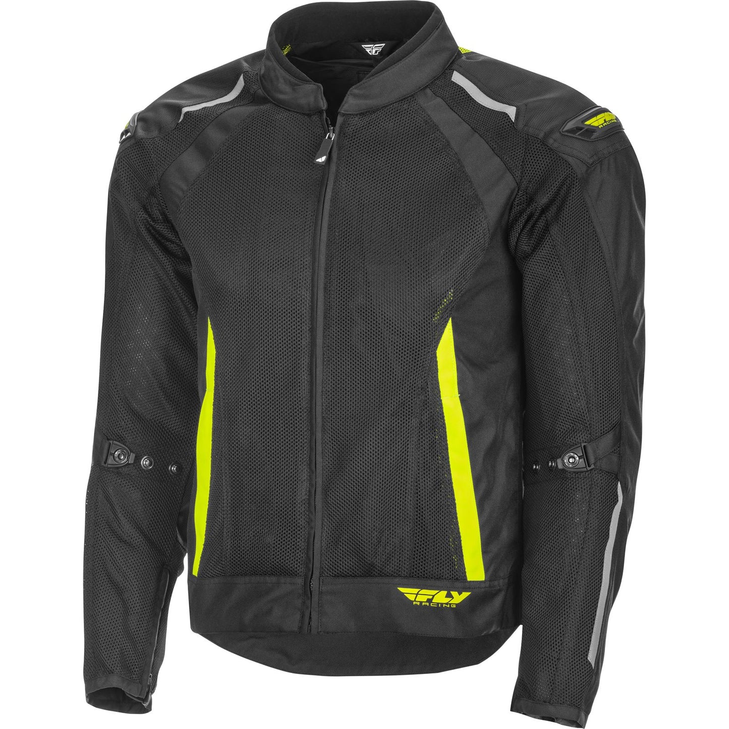 Fly Racing Coolpro Mesh Jacket Black/Hi-Vis Small [MPN: 477-4052S]_607395