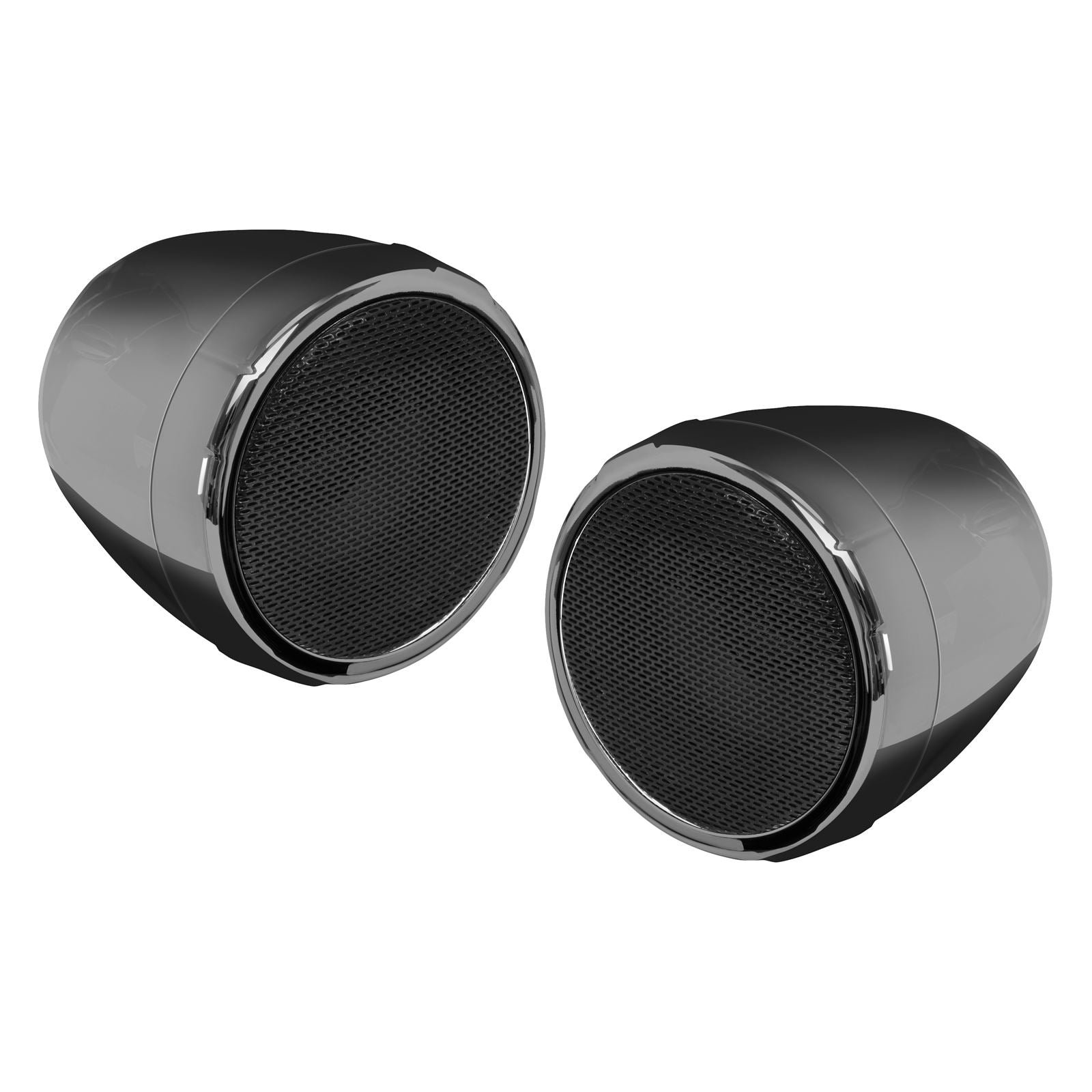 Boss Audio 2 Speaker BT Amplified Kit 3" Speakers Black Chrome MCBC425BA_1006761