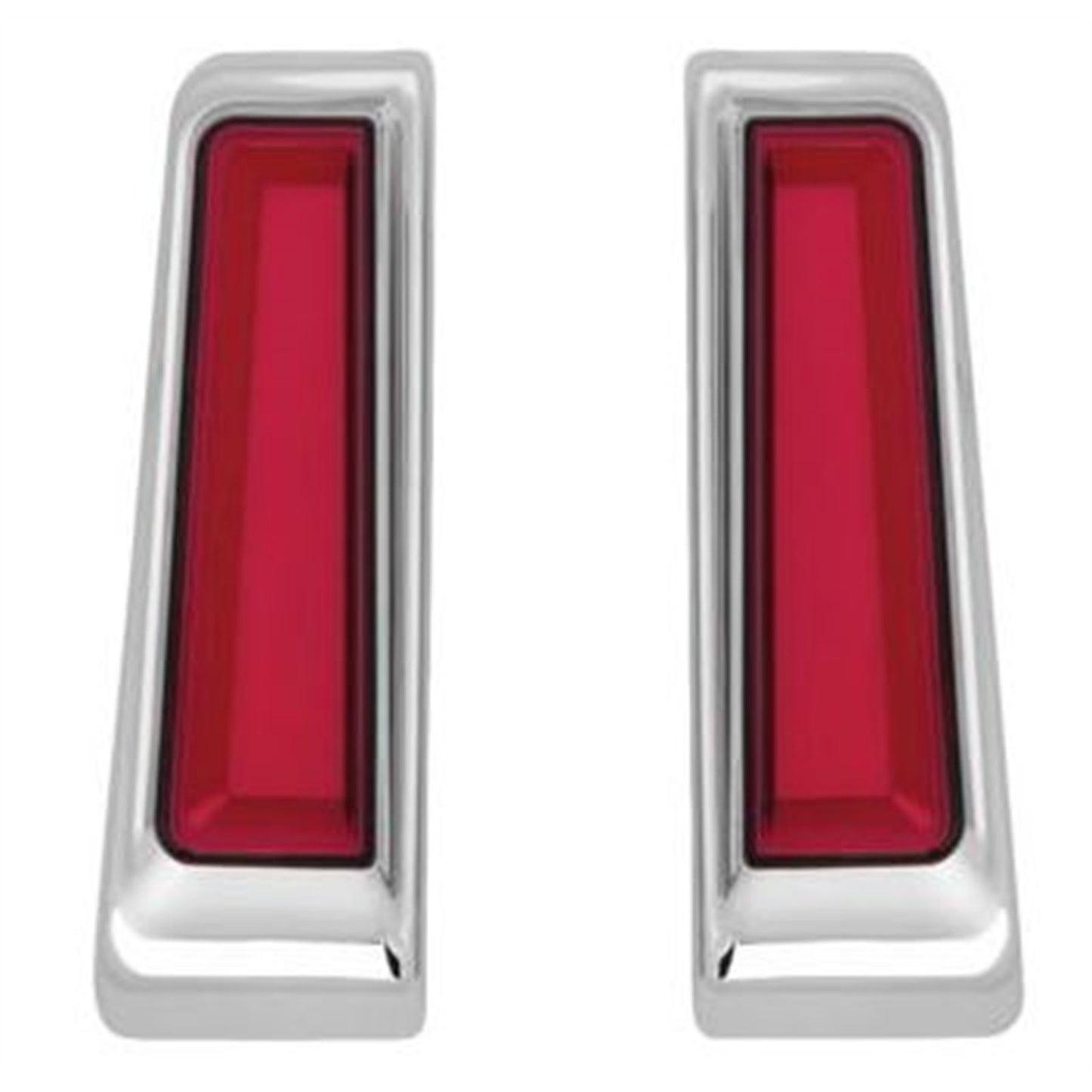 Kuryakyn Tracer LED Inserts for Saddlebag Supports Chrome 2900_709805