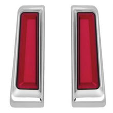 Kuryakyn Tracer LED Inserts for Saddlebag Supports Chrome 2900_709805