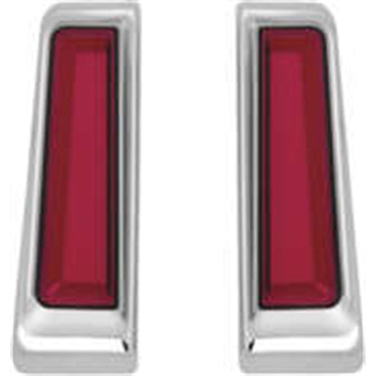 Kuryakyn Tracer LED Inserts for Saddlebag Supports Chrome 2900_981379