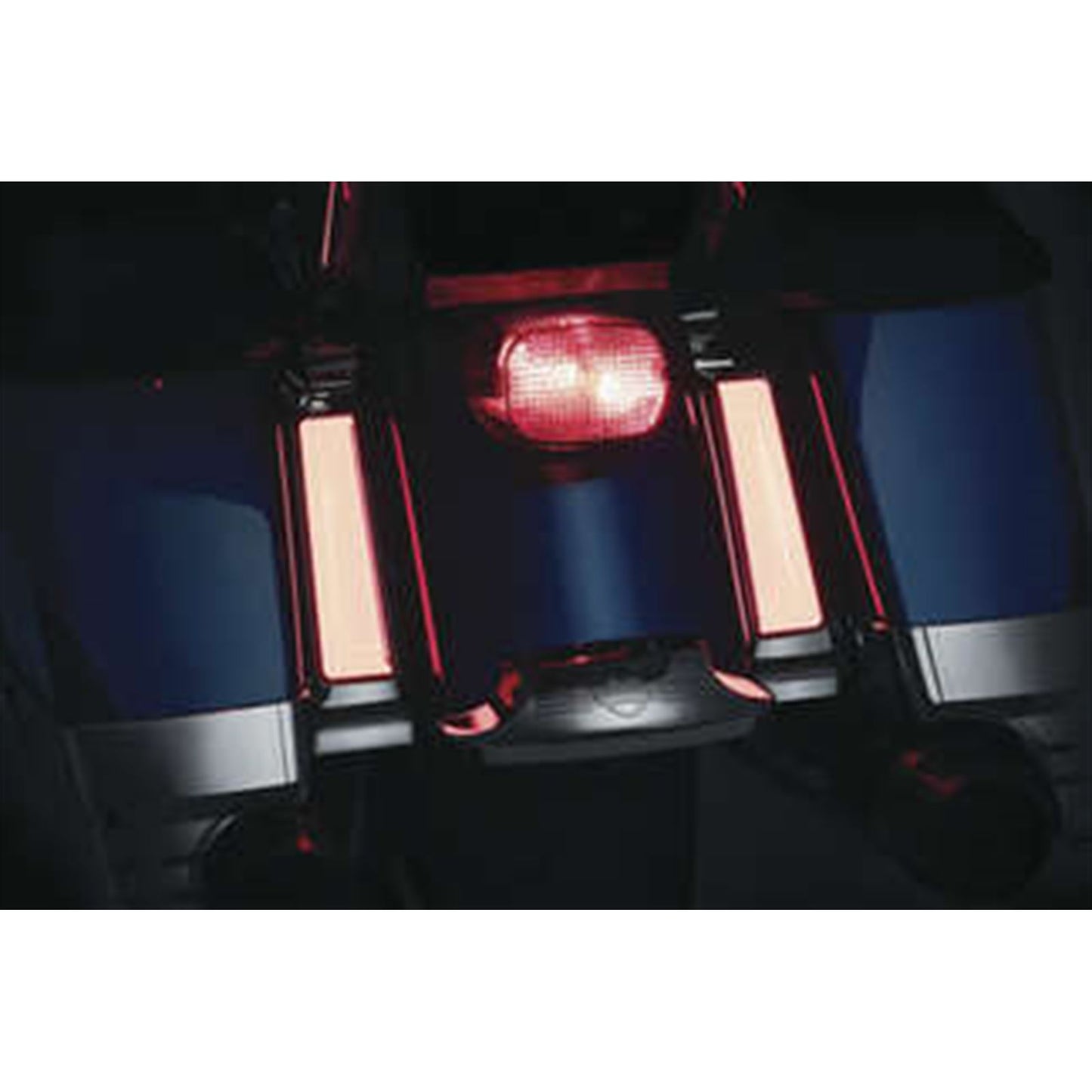 Kuryakyn Tracer LED Inserts for Saddlebag Supports Chrome 2900_981386