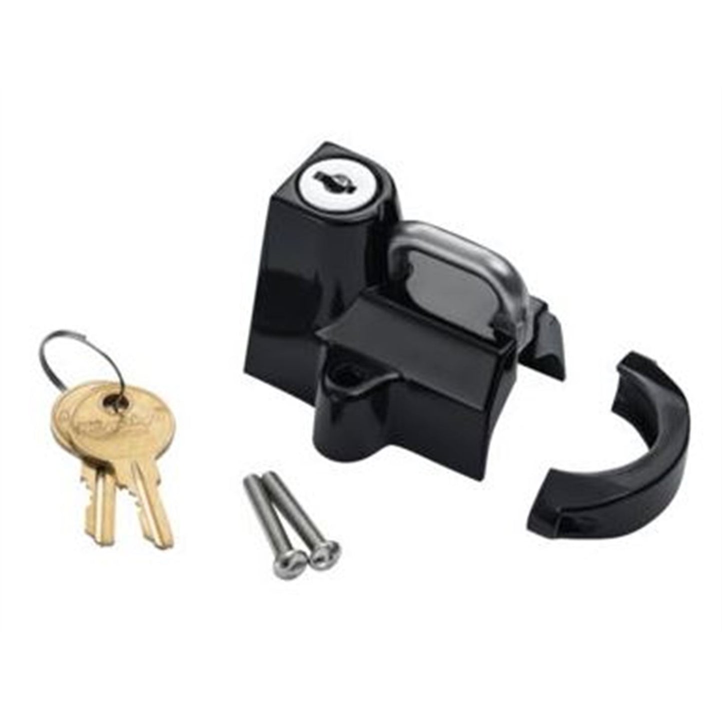 Kuryakyn Universal Helmet Lock Gloss Black, 7/8-1-1/4" Tubes 4618_710424