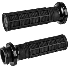 ODI Lock on Waffle Style Grips Black/Black for Cable Throttle [MPN: V31HCW-BB-B]_607651