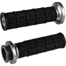 ODI Lock on Waffle Style Grips Black/Graphite for Cable Throttle [MPN: V31HCW-BH-H]_607652