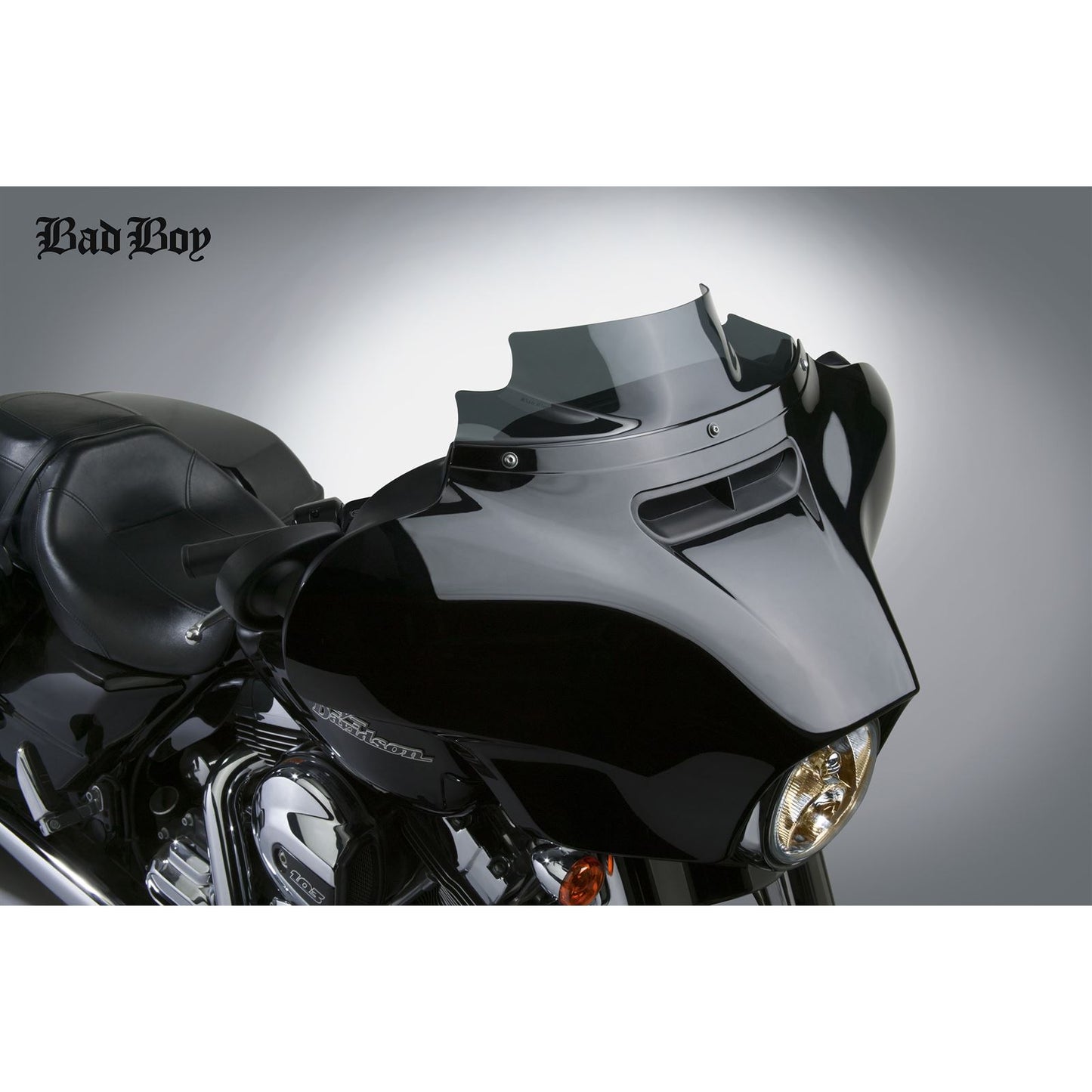 National Cycle Custom Replacement Windscreen for FLHT, FLHX Bad Boy, Dark Tint, 4" N27420_607676