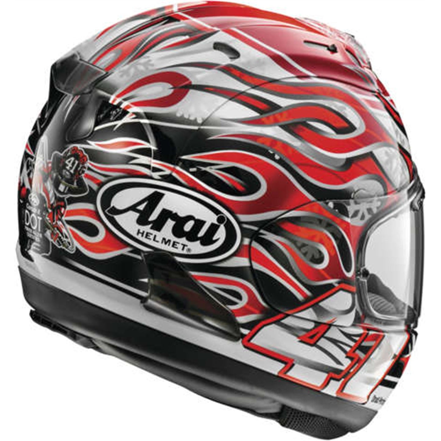 Arai Corsair-X Haga GP Helmet Red/Silver, XS 685311183330_986026