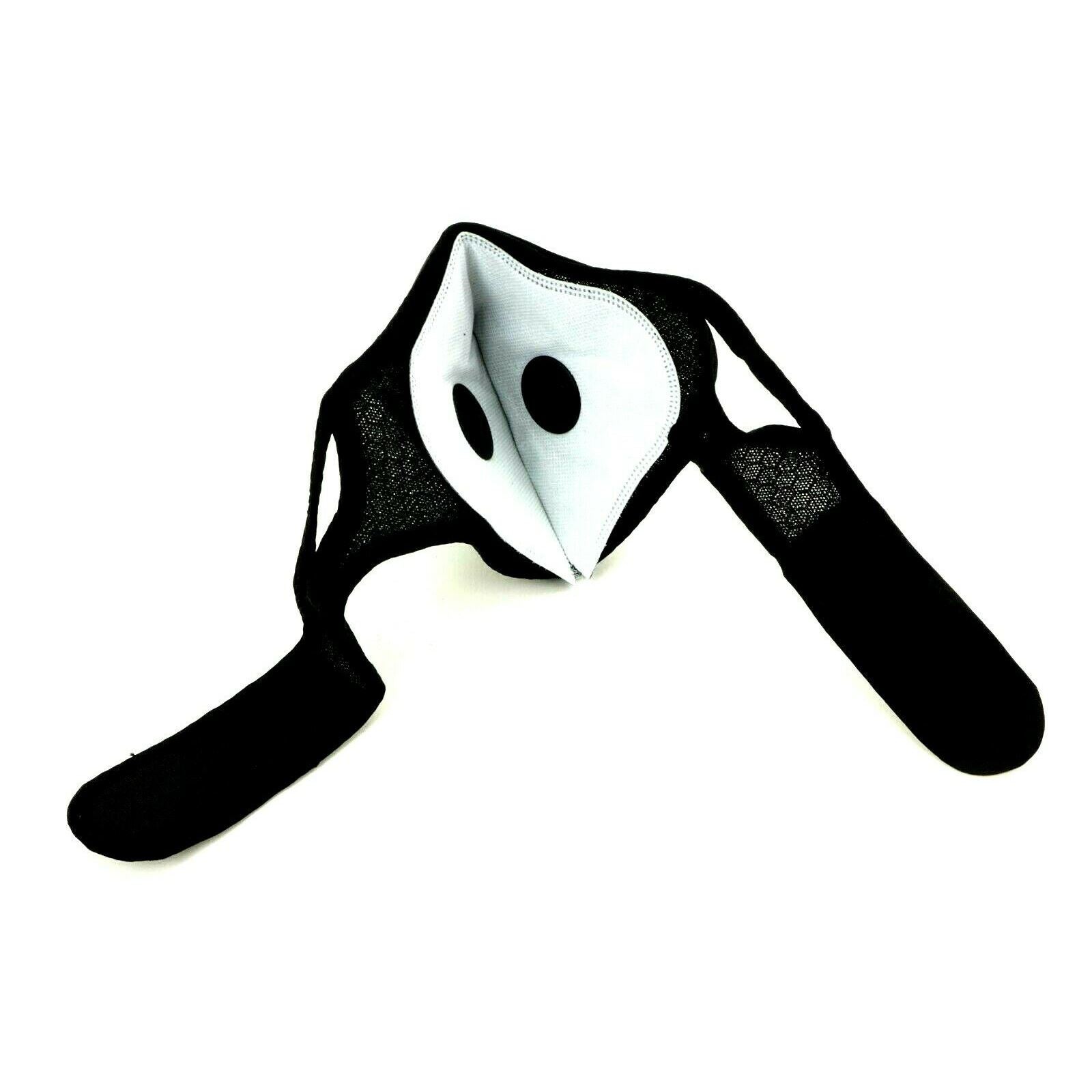 2FastMoto Motorsport Face Mask Black with Carbon Filter, Exhalation Valves 66-5010B_672216