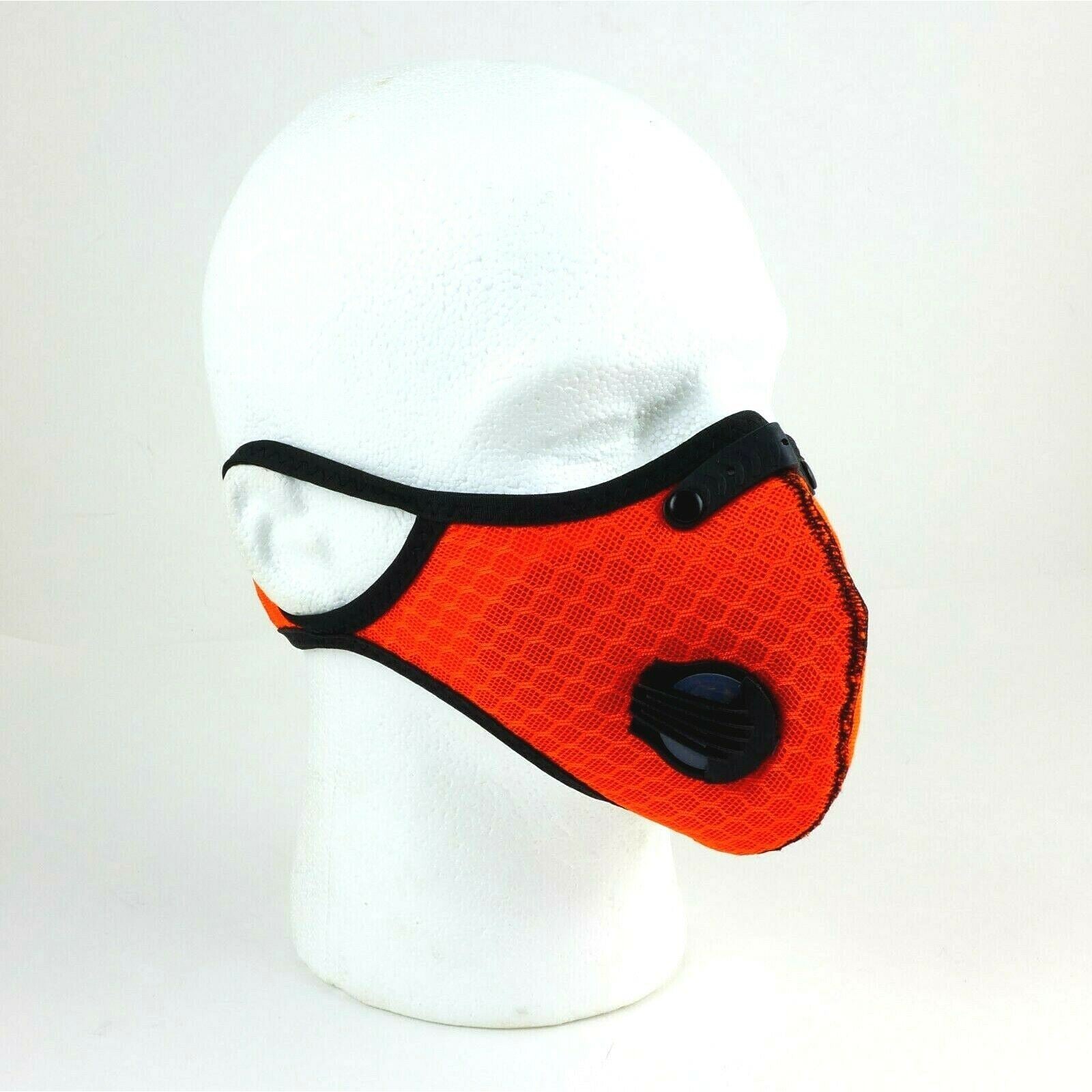 2FastMoto Red Motocross Dirt Bike Sport Mask with Filter and Exhalation Valves 66-5010OR_637723