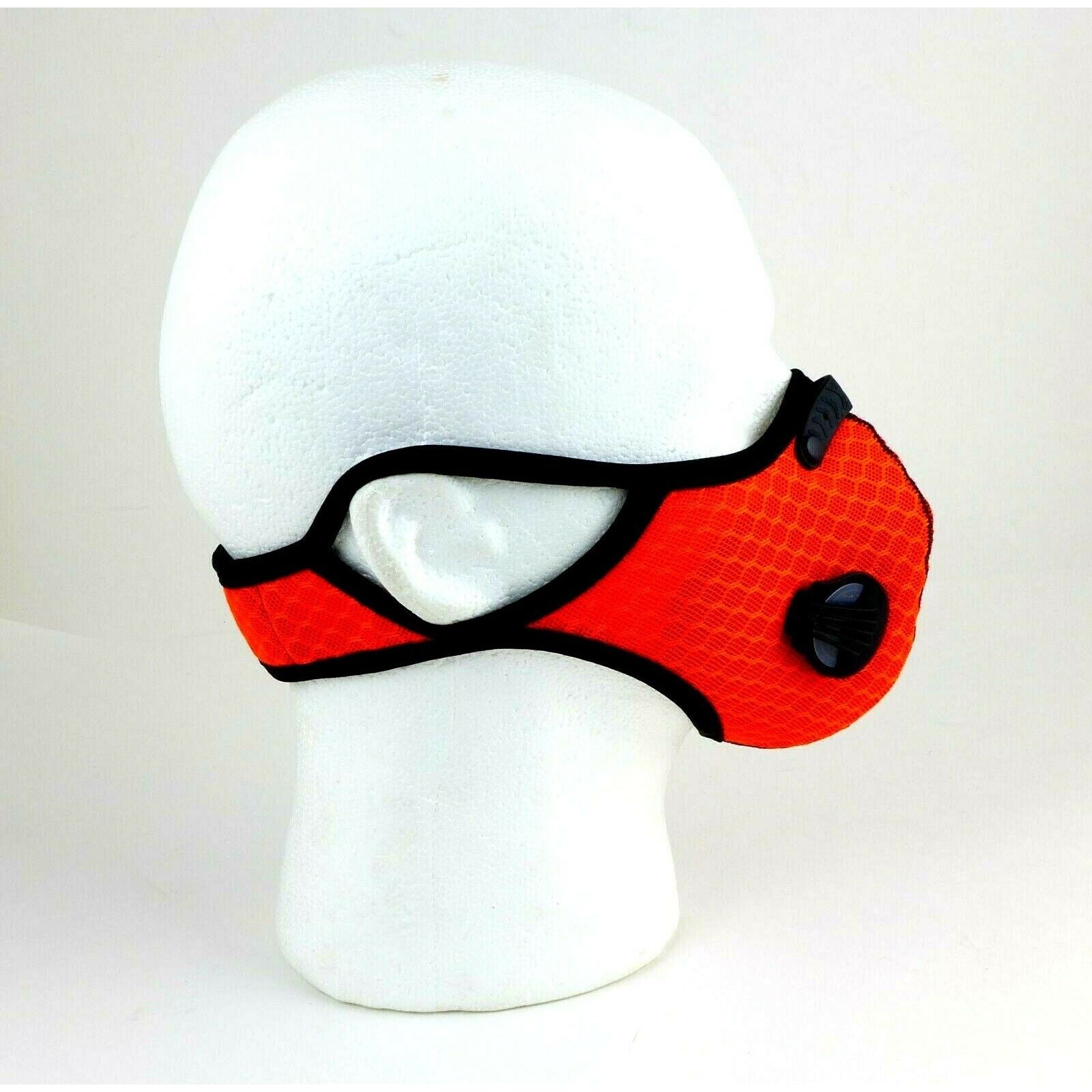 2FastMoto Red Motocross Dirt Bike Sport Mask with Filter and Exhalation Valves 66-5010OR_637721