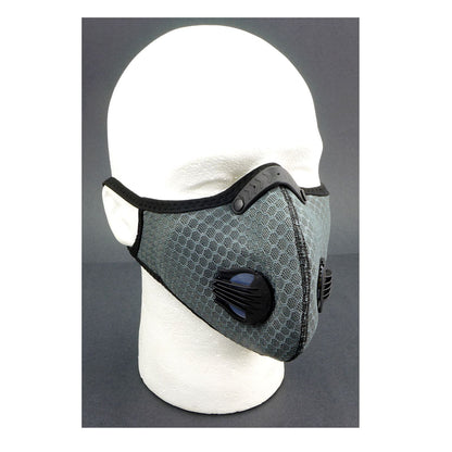 2FastMoto Gray Motocross Dirt Bike Sport Mask with Exhalation Valves 66-5010G_631574