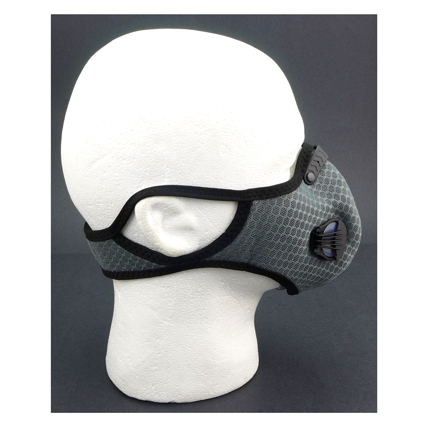 2FastMoto Gray Motocross Dirt Bike Sport Mask with Exhalation Valves 66-5010G_672220