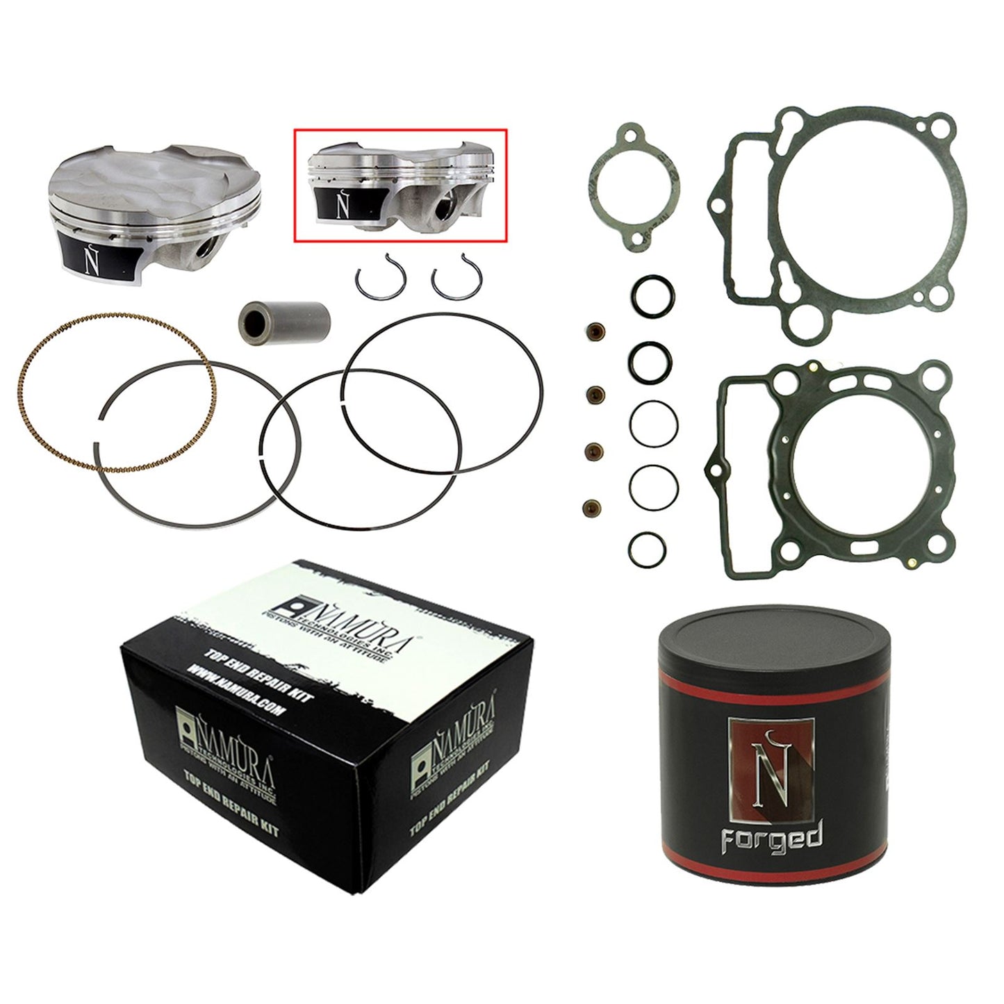 Namura Top End Repair Kit 77.96/STD 11:1 for Husqvarna/ KTM/ Gas Gas [MPN: FX-70090K]_1003047