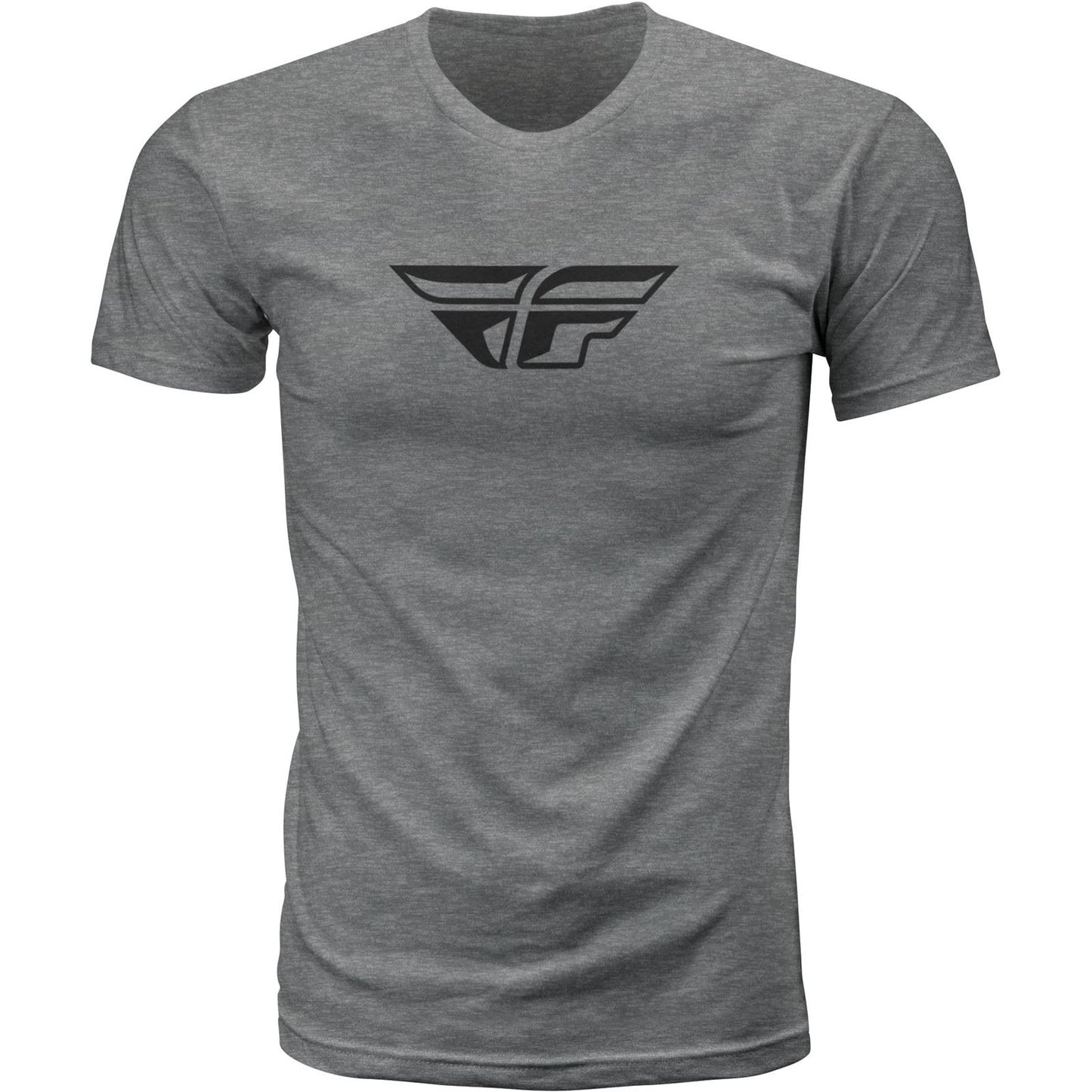 Fly Racing Fly F-Wing Tee Shirt - Dark Grey Heather_608332