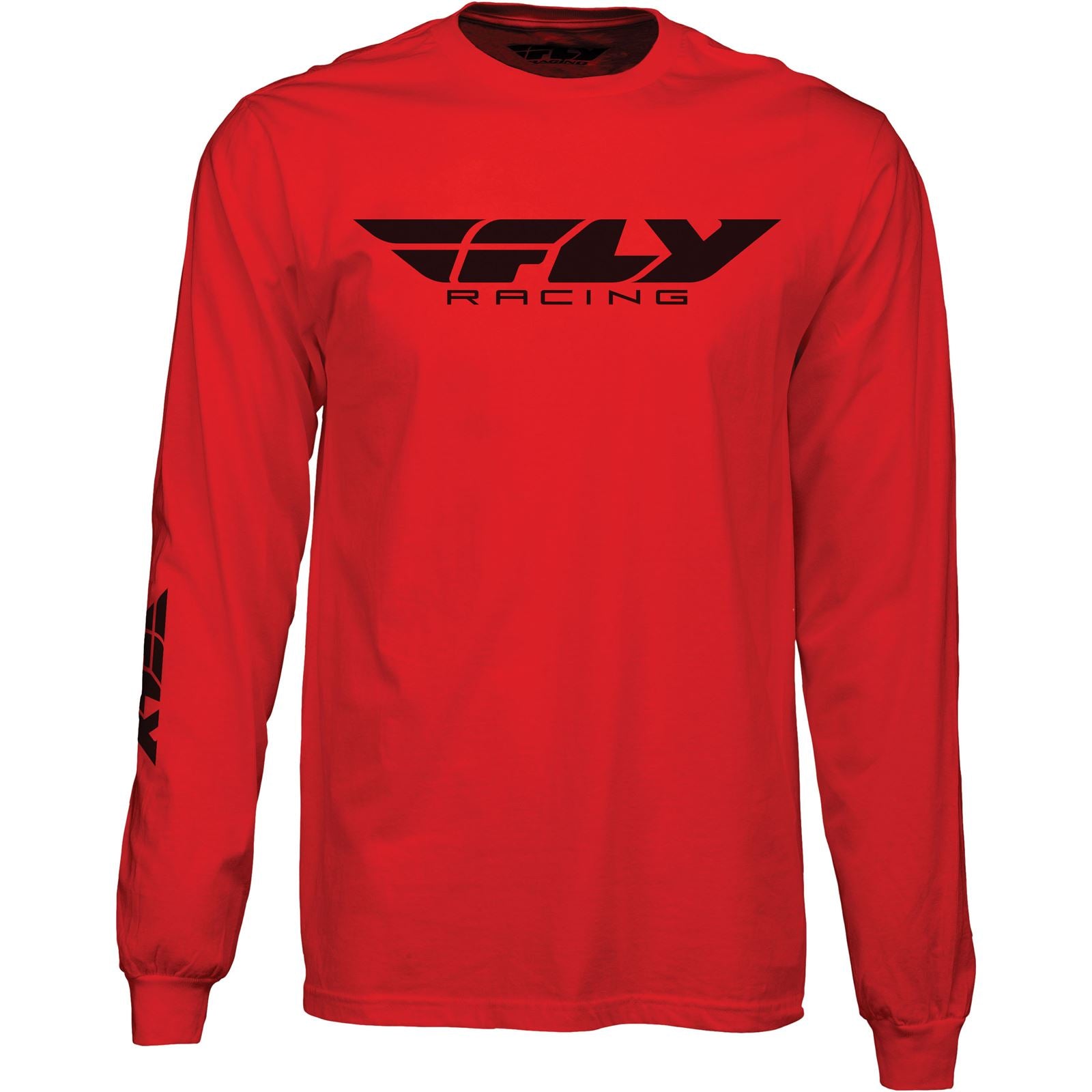 Fly Racing Fly Corporate L/S Tee Red large 352-4148L_608511