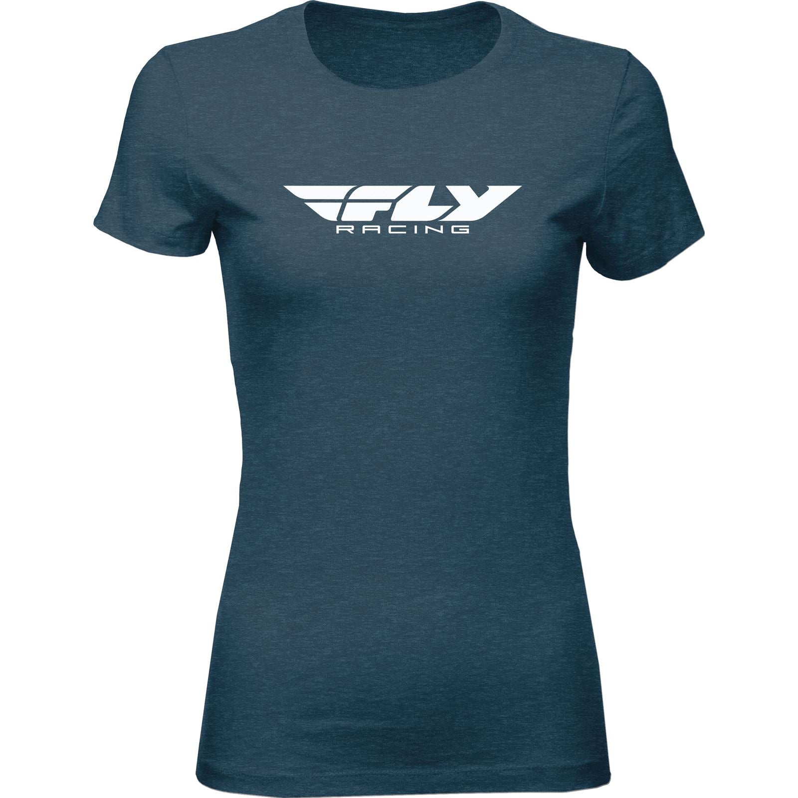 Fly Racing Fly Women's Corp Tee Indigo Large [MPN: 356-0362L]_608608