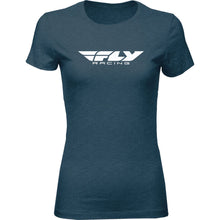 Fly Racing Fly Women's Corp Tee Indigo Large [MPN: 356-0362L]_608608