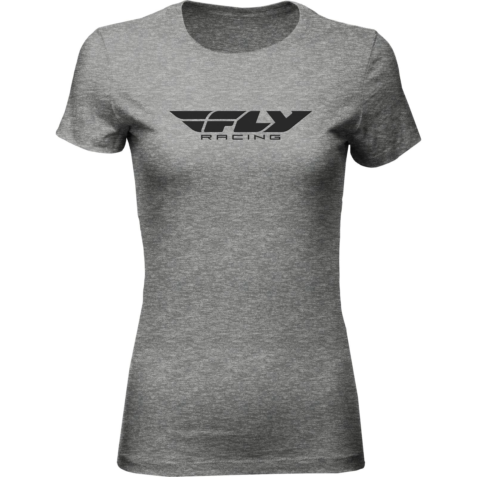 Fly Racing Fly Women's Corp Tee Dark Grey Heather Large 356-0363L_608613