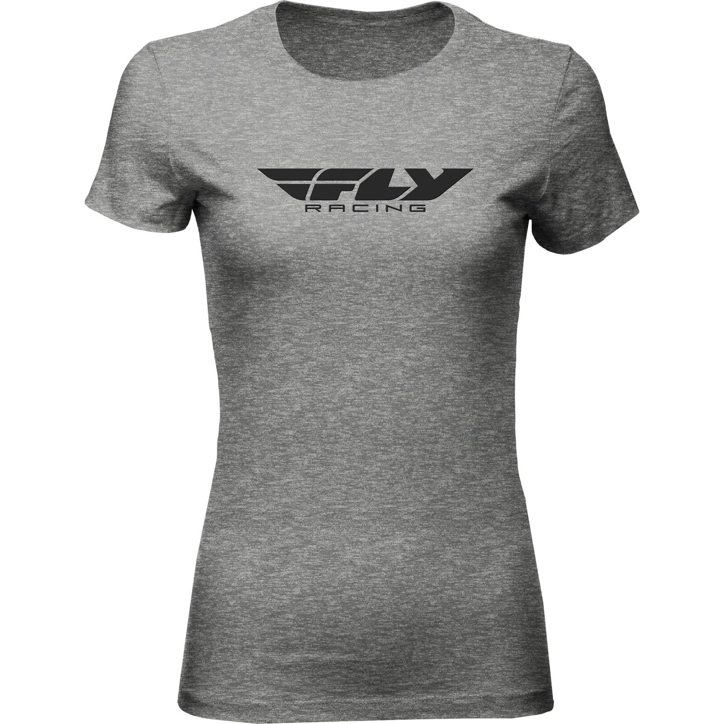 Fly Racing Fly Women's Corporate Tee - Dark Grey/Heather - Small 356-0363S_608615