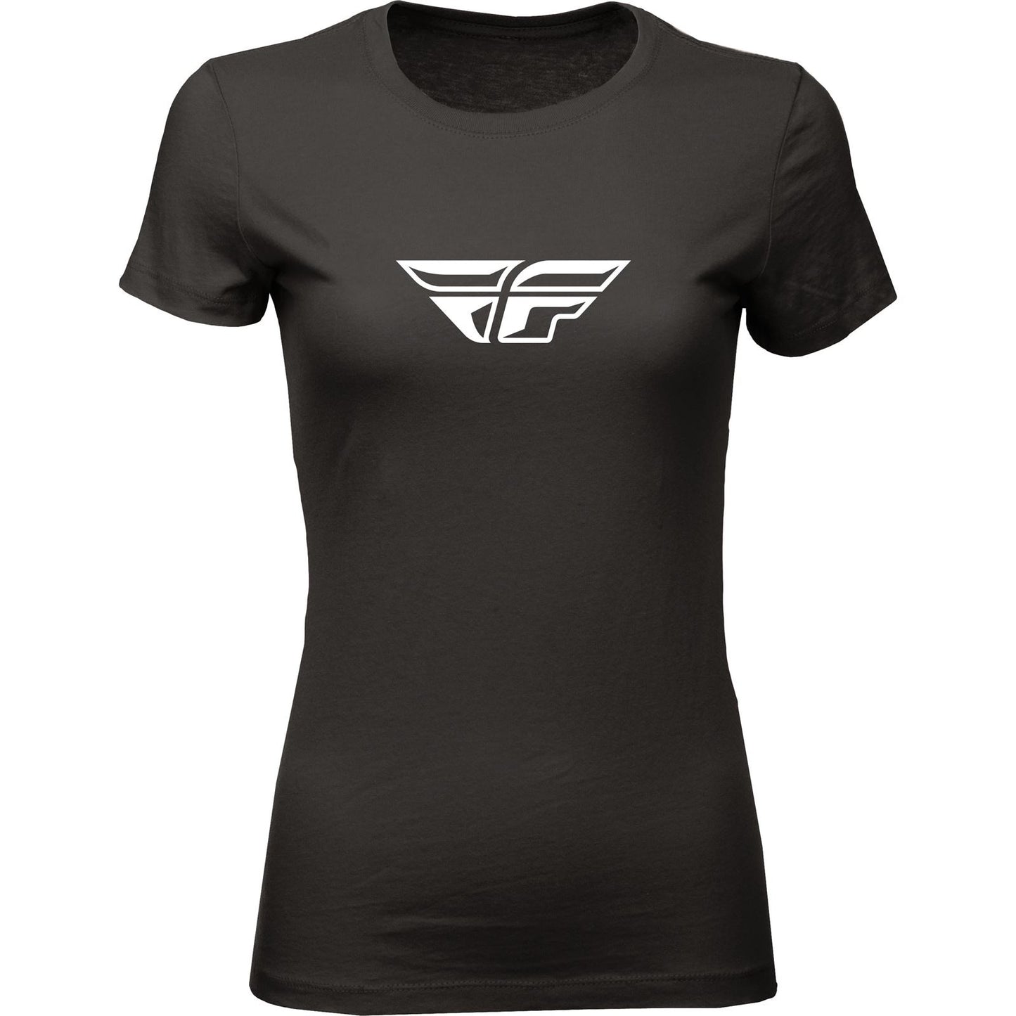 Fly Racing Women's Fly F-Wing Tee Black Large [MPN: 356-0480L]_608618