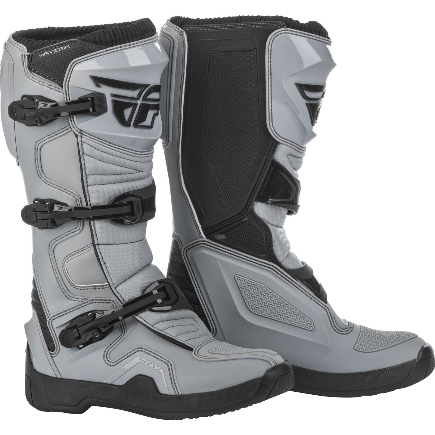 Fly Racing Maverik Boots Grey/Black Size 07 [MPN: 364-68007]_608774