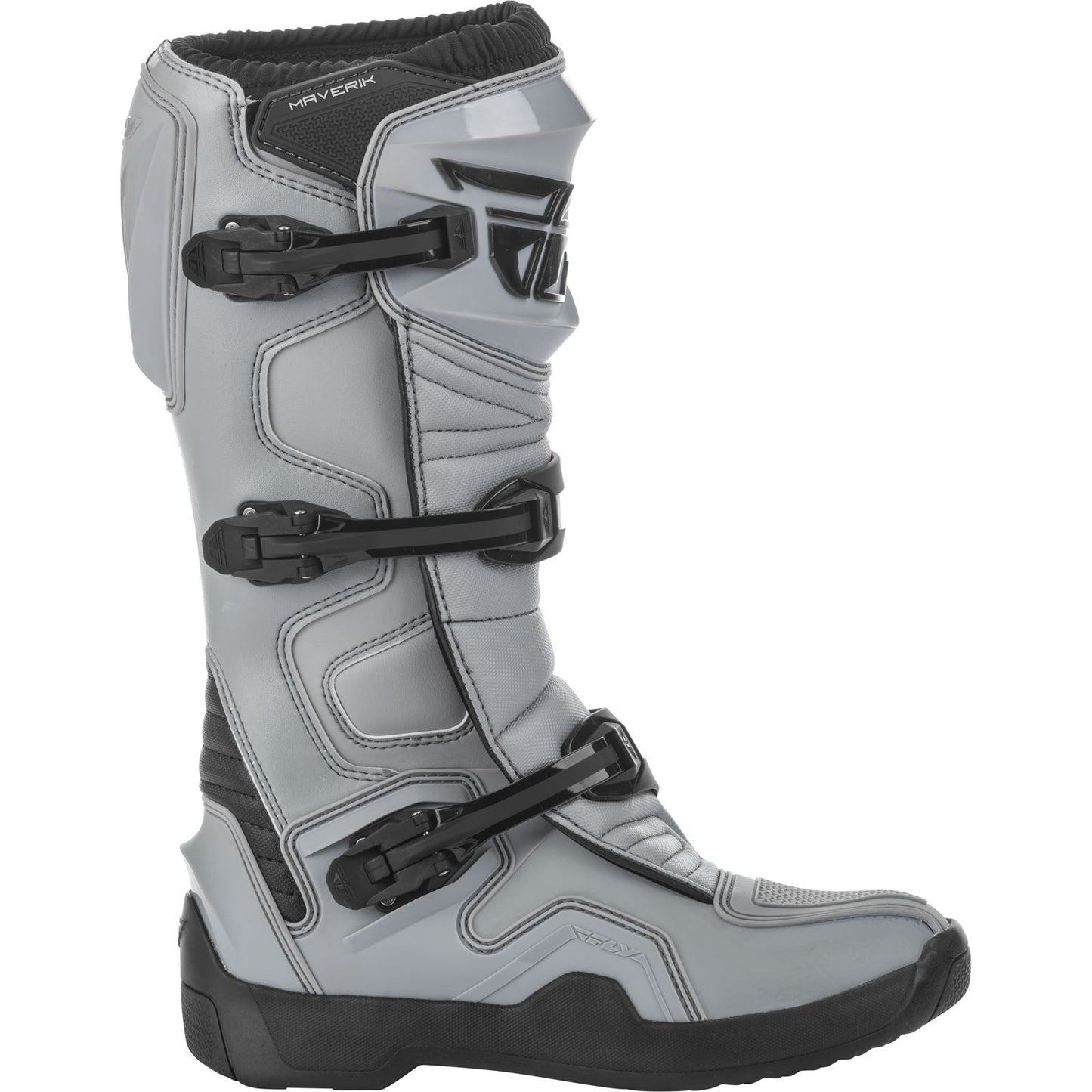 Fly Racing Maverik Boots Grey/Black Size 07 [MPN: 364-68007]_608775