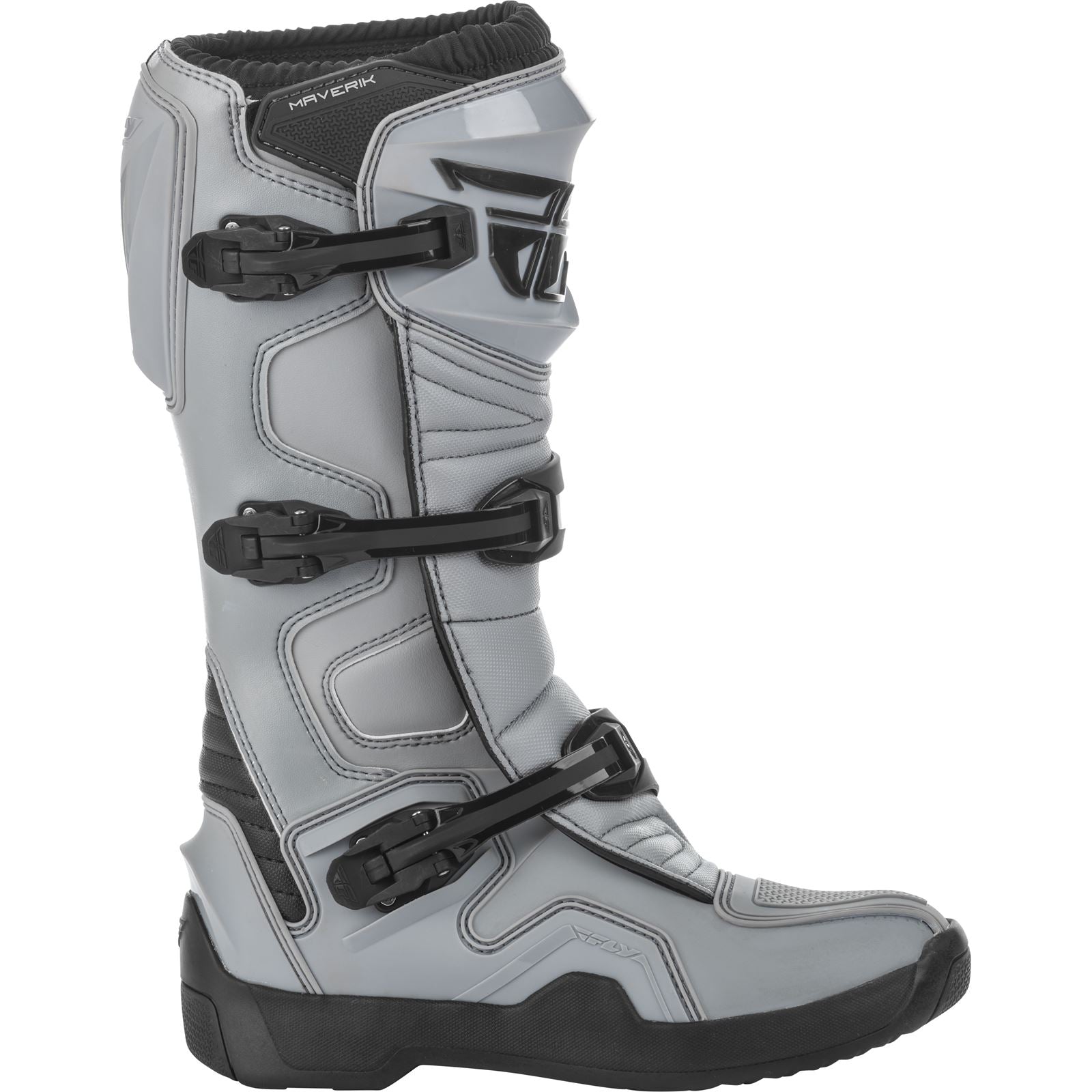 Fly Racing Maverik Boots Grey/Black Size 07 [MPN: 364-68007]_608775