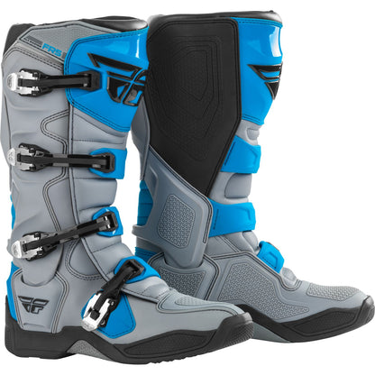 Fly Racing FR5 Boots Grey/Blue Size 07 364-71107_608849