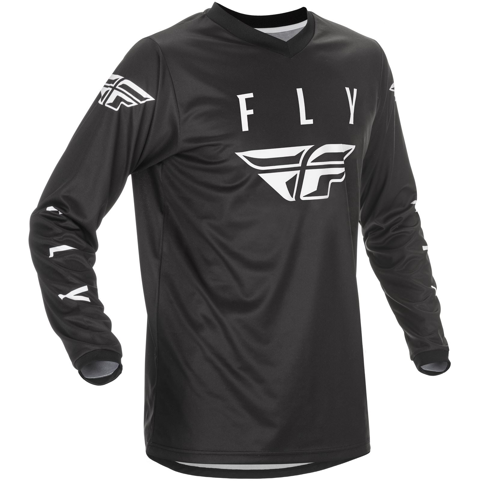 Fly Racing Fly Universal Jersey Black/White, X-Large 374-991X_611038