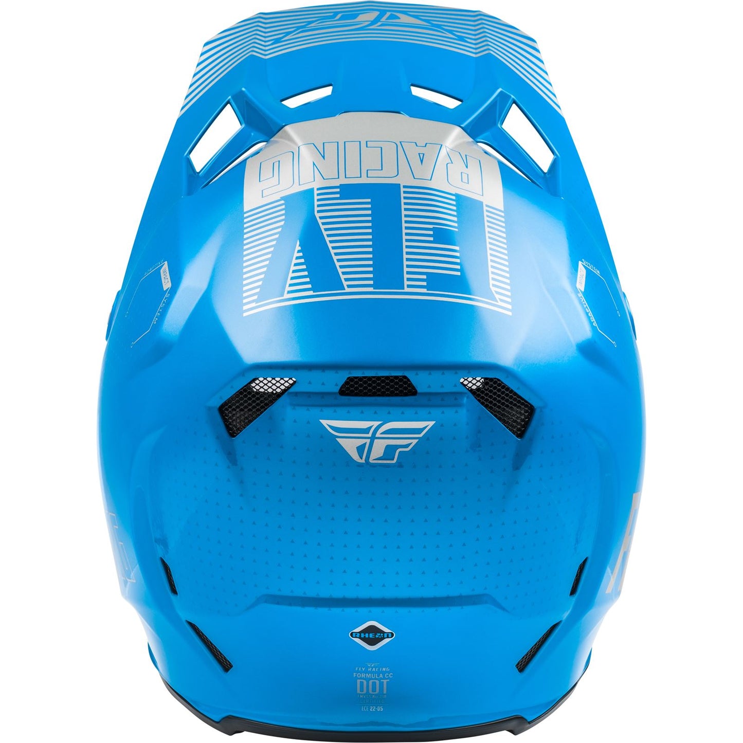 Fly Racing Formula CC Primary Helmet Blue/Grey Large [MPN: 73-4303L]_611136