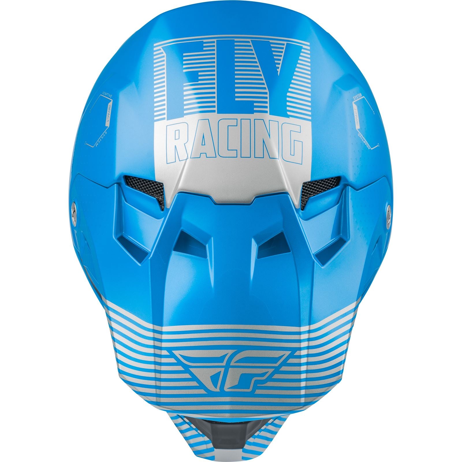 Fly Racing Formula CC Primary Helmet Blue/Grey Large [MPN: 73-4303L]_611137