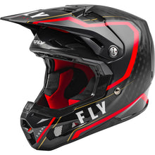 Fly Racing Formula Carbon Axon Helmet - Black/Red/Khaki_611283