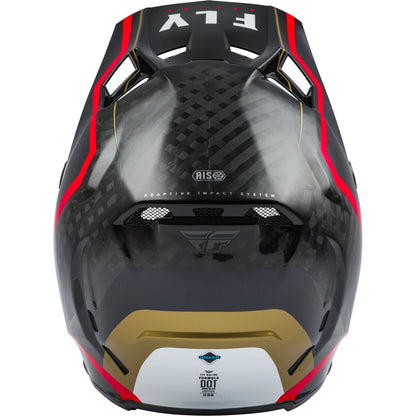 Fly Racing Formula Carbon Axon Helmet - Black/Red/Khaki_611284
