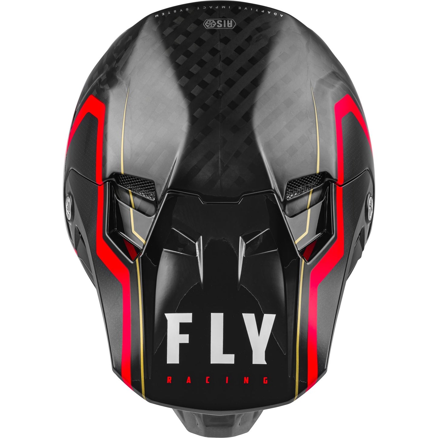 Fly Racing Formula Carbon Axon Helmet - Black/Red/Khaki_611285