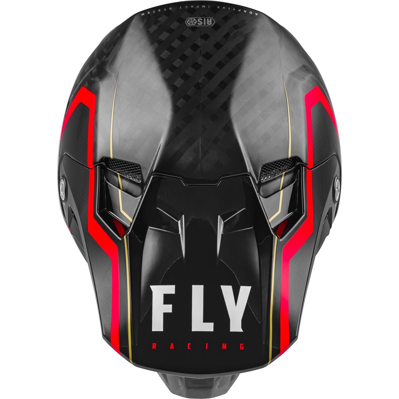 Fly Racing Formula Carbon Axon Helmet - Black/Red/Khaki_611285
