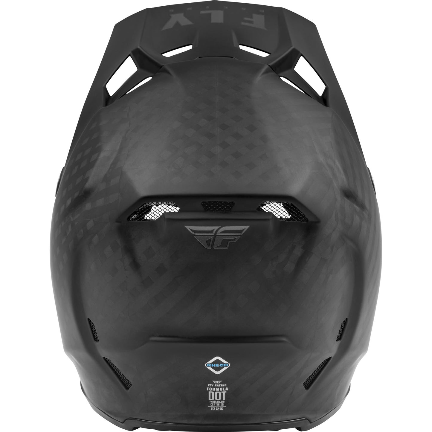 Fly Racing Formula Carbon Solid Helmet - Matte Black Carbon_611380