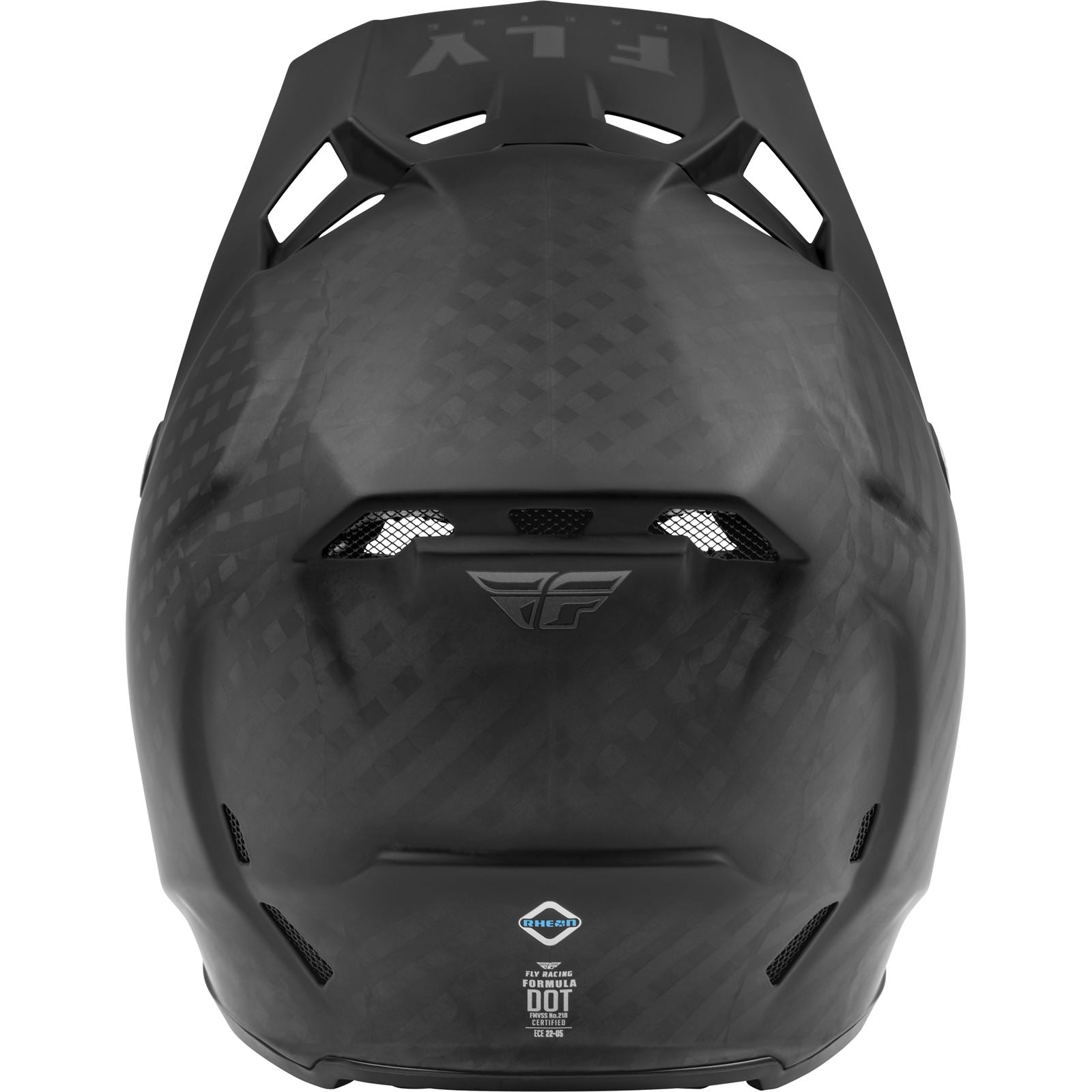 Fly Racing Formula Carbon Solid Helmet - Matte Black Carbon_611380