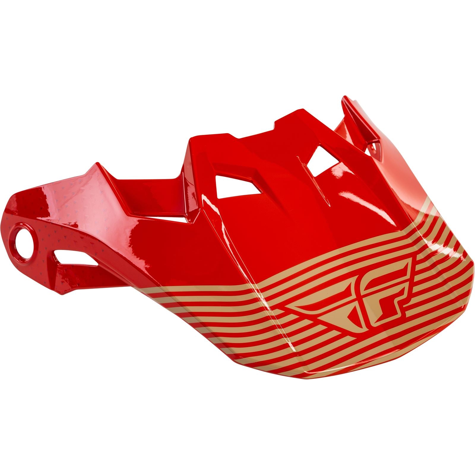 Fly Racing Formula CC Primary Helmet Visor Red/Khaki XL-2XL 73-4730L_1008146