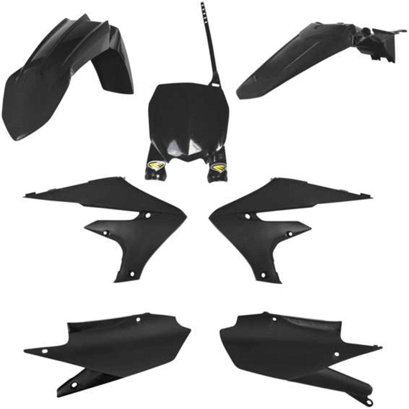Cycra Plastic Body Kit - Black - YZF [MPN: 1CYC-9427-12]_992632