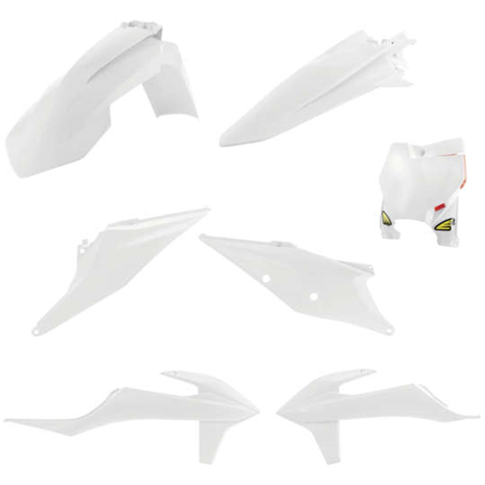 Cycra Plastic Body Kit - White for KTM [MPN: 1CYC-9426-42]_984318