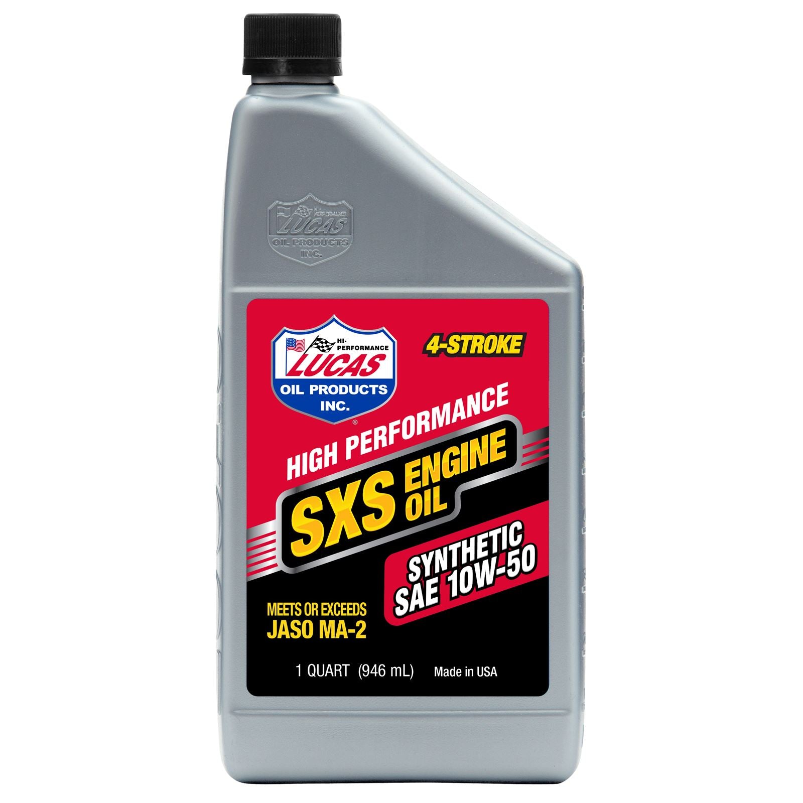 Lucas Synthetic SxS Engine Oil 10W50, 1 qt. [MPN: 11212]_611983
