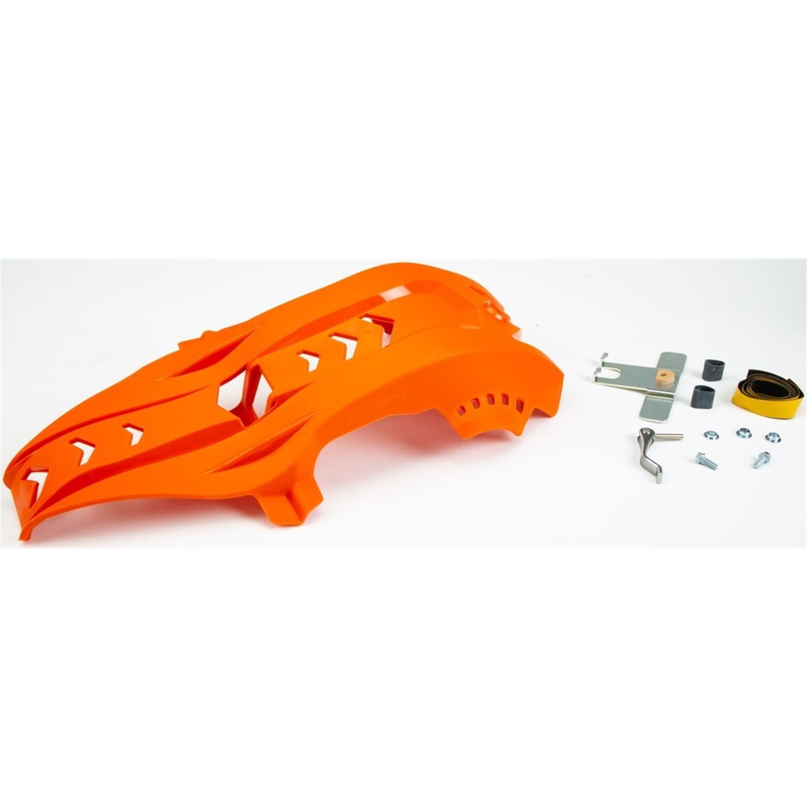 Polisport Fortress Skid Plate with Link Protector - Orange for KTM 8469100005_767219