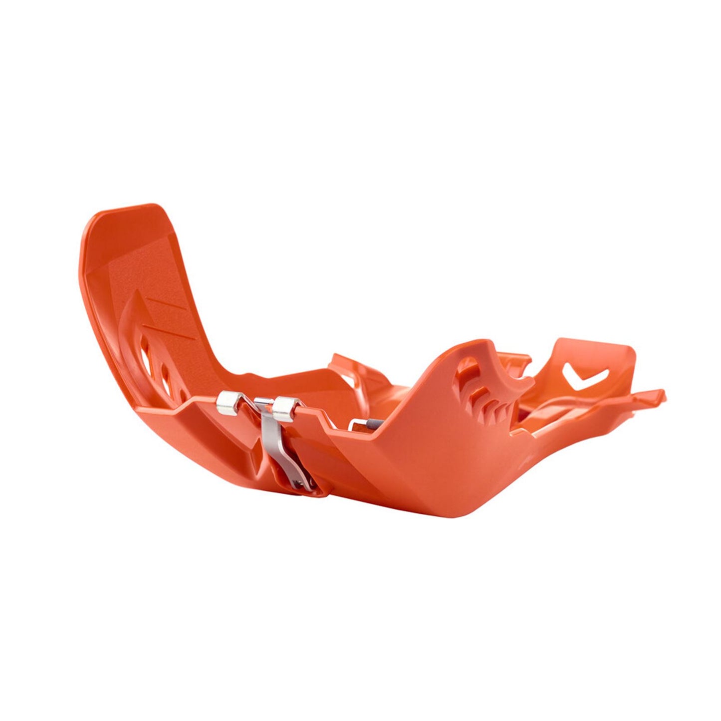 Polisport Fortress Skid Plate with Link Protector - Orange for KTM 8472100002_767220
